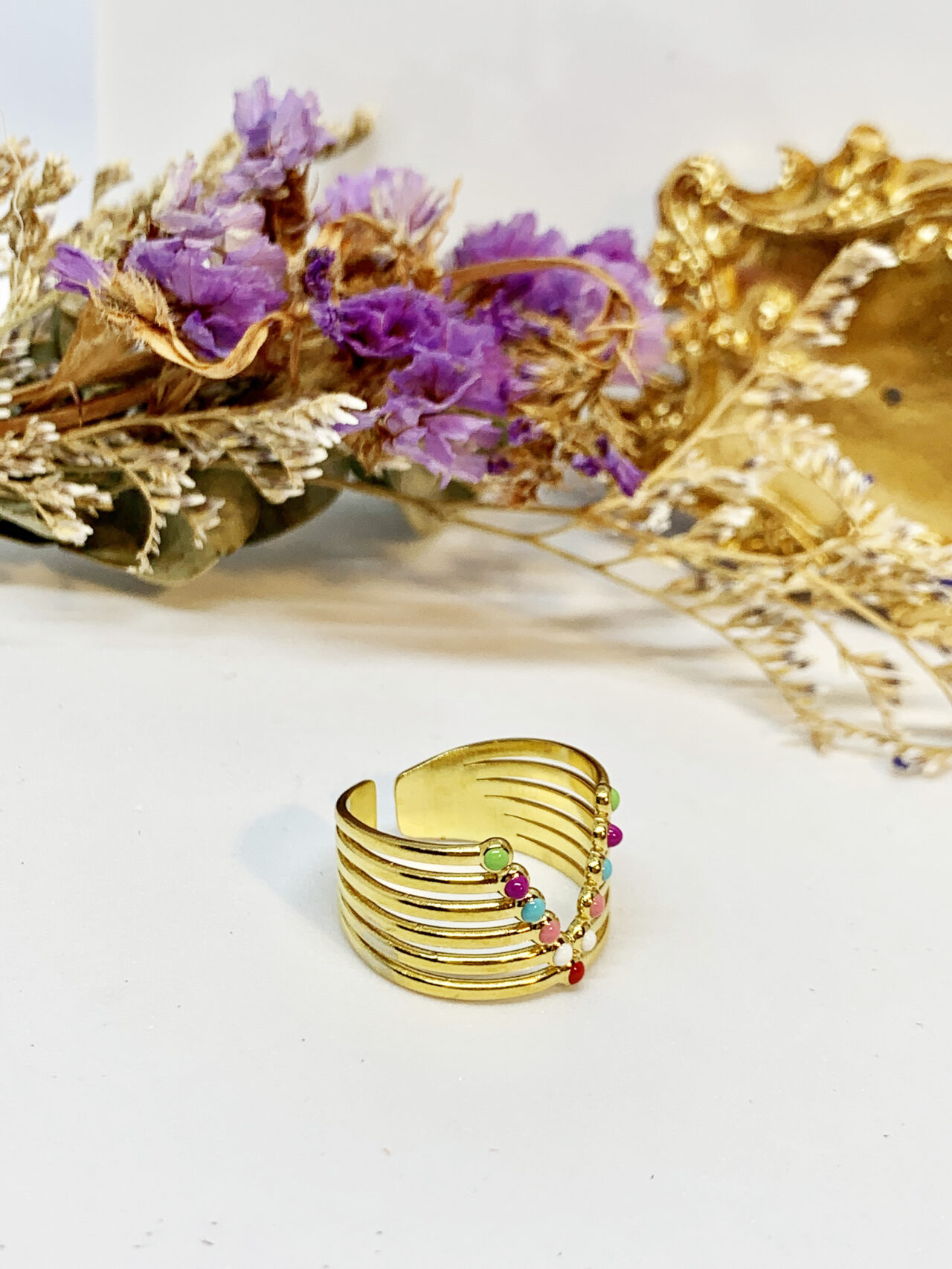 ANILLO RECTANGULO COLORES 1