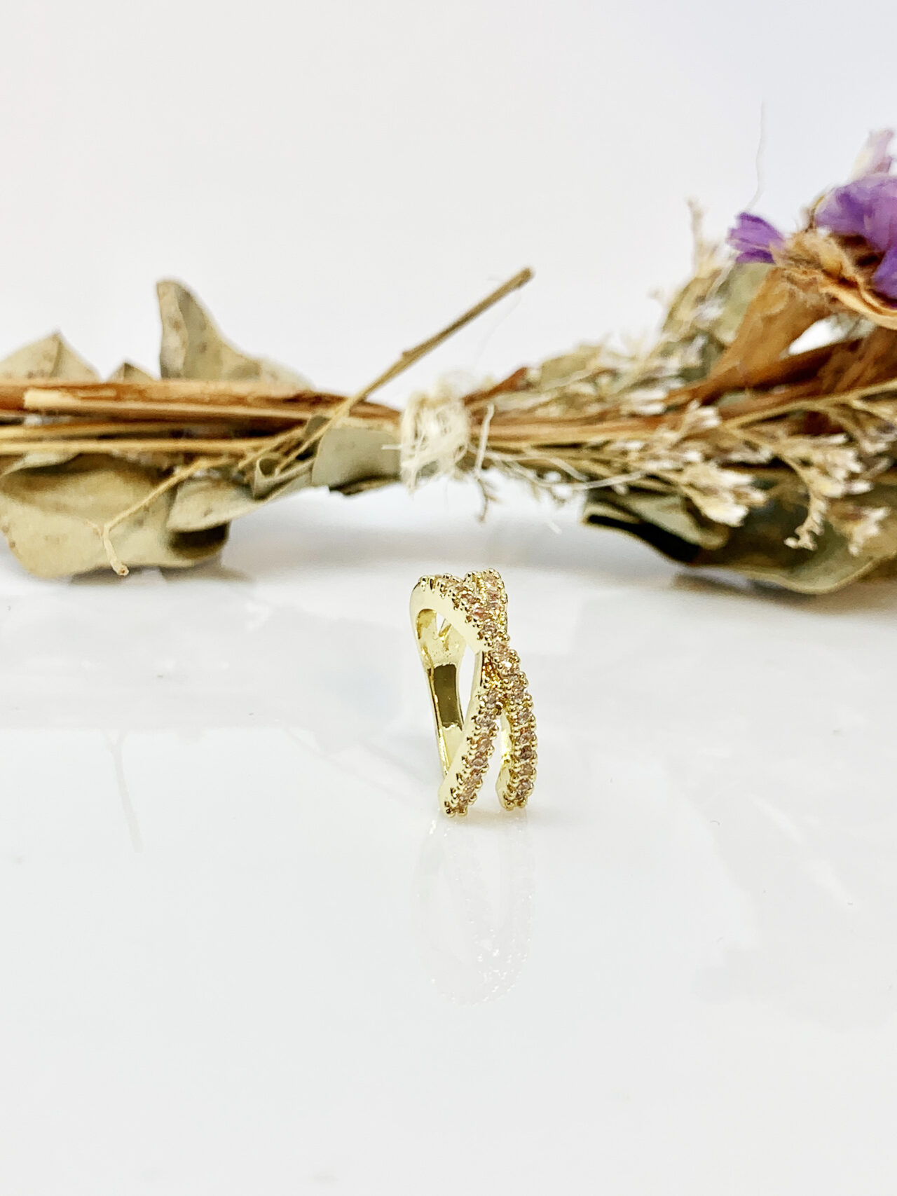 EAR CUFF ZIRCON CRUZADO 2