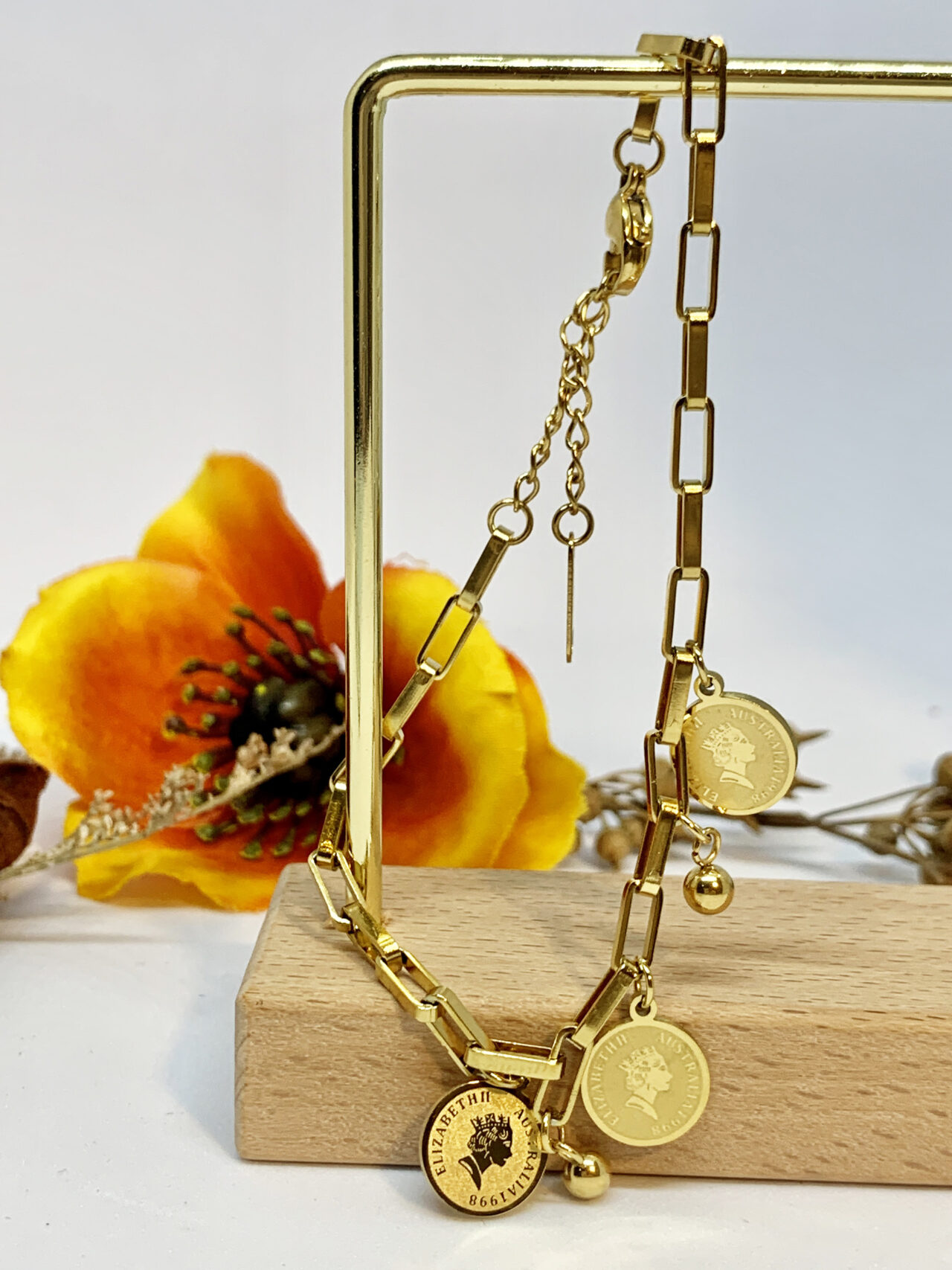 PULSERA MONEDAS 2